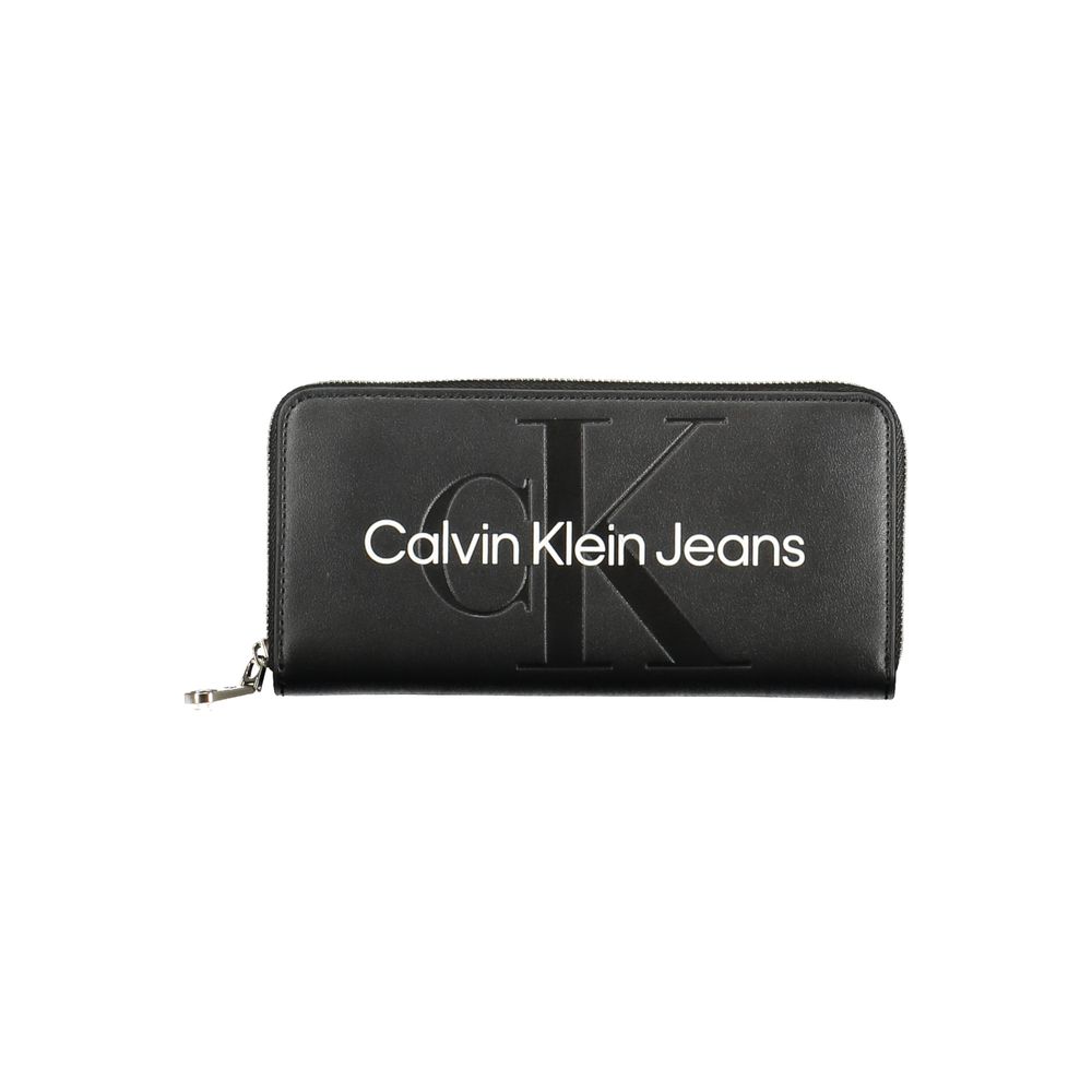 Calvin Klein Schwarzes Polyethylen Portemonnaie für Frauen